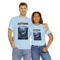 Autumn is coming: Fall Vibes T-shirts | Deer Drinking Brook Leaves Cha