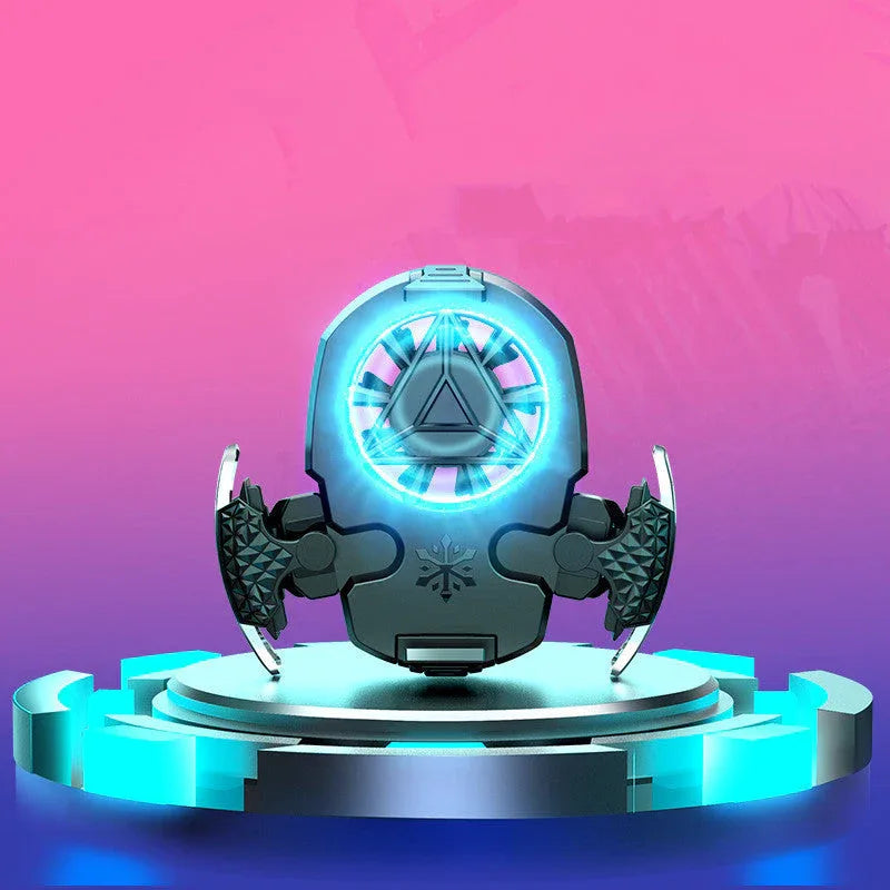Mobile cooler demonstrating ergonomic mobile controller with user-friendly game buttons.
