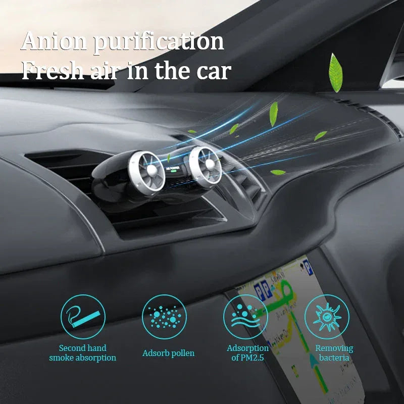 Car Negative Ion Air Purifier Car Interior Supplies - Snagva