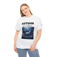 Autumn is coming: Fall Vibes T-shirts | Deer Drinking Brook Leaves Cha