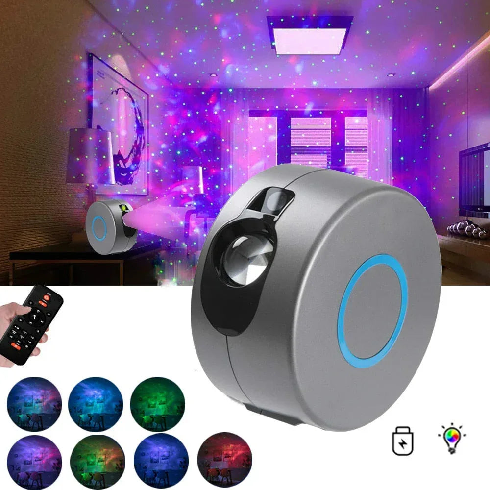 Galaxy Starry Sky Projector Rotating - Snagva