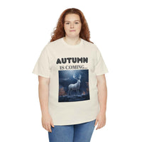 Autumn is coming: Fall Vibes T-shirts | Deer Drinking Brook Leaves Cha