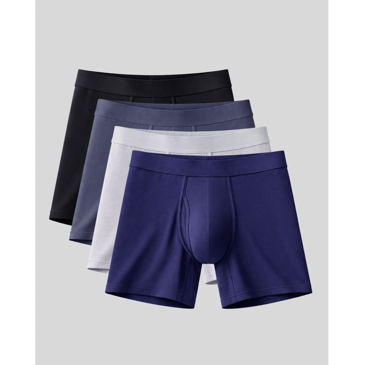 SilkCut Bamboo Boxer Briefs - 4 Pack
