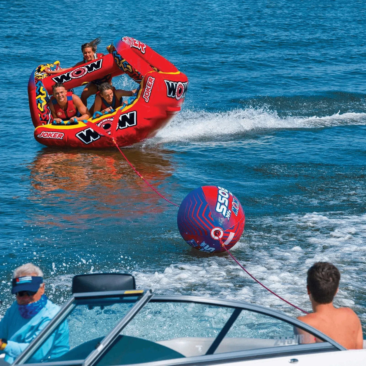 WOW Watersports Tow Boss for 1-4-person Towables, Absorbs Shock - Snagva
