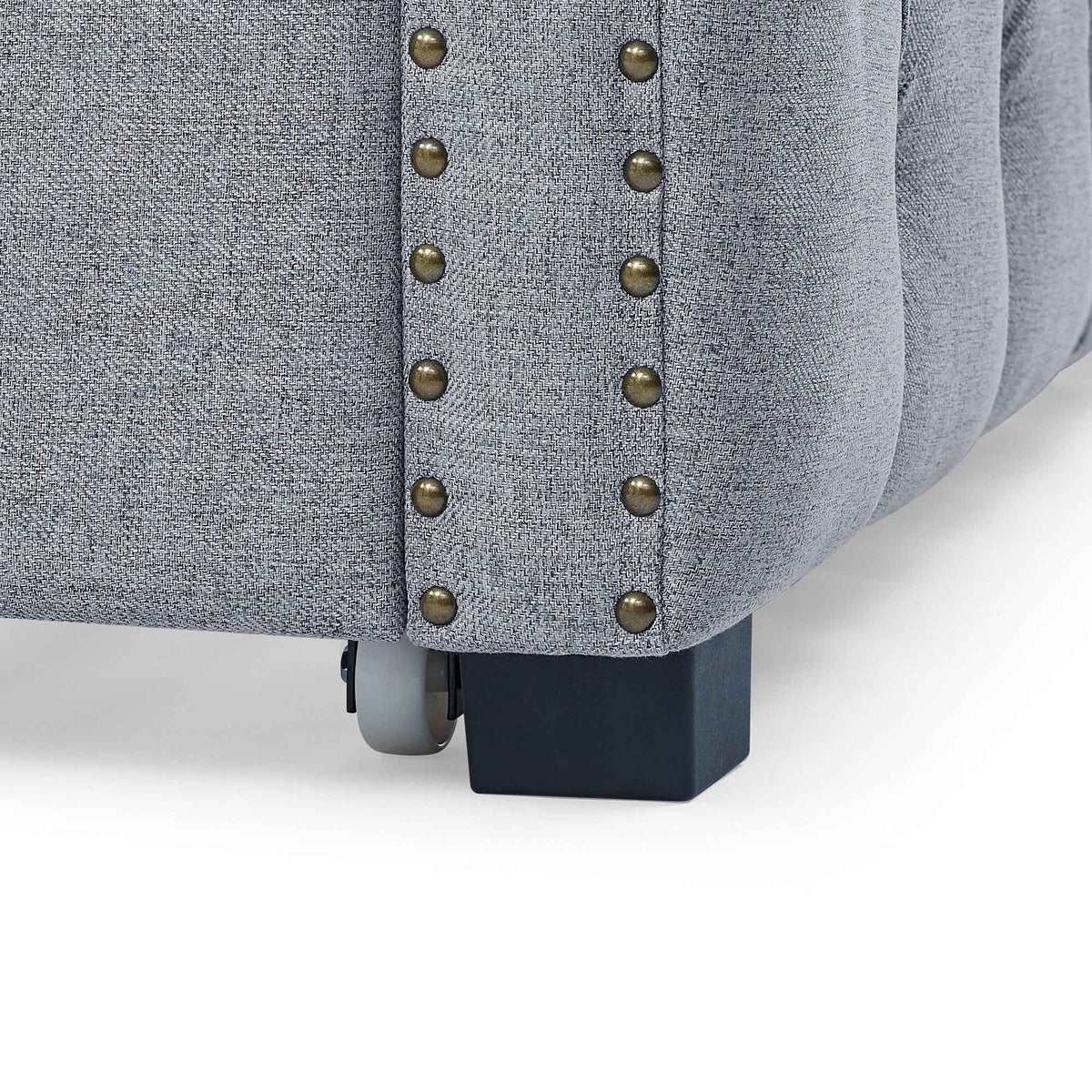 Daybed with Trundle Upholstered Tufted Sofa Bed, with Button and