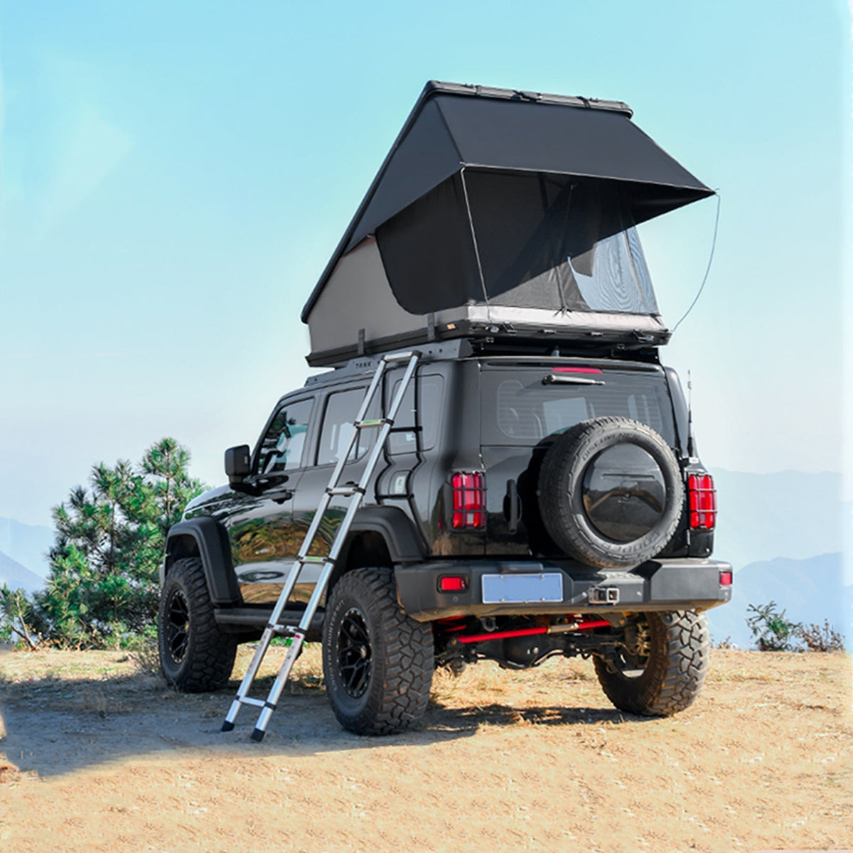Roof Top Tent Hardshell Rooftop Tent For Van SUV Truck Car Overland
