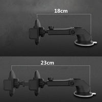 Car Phone Holder Long Rod Telescopic Car Dashboard Suction Cup Type - Snagva
