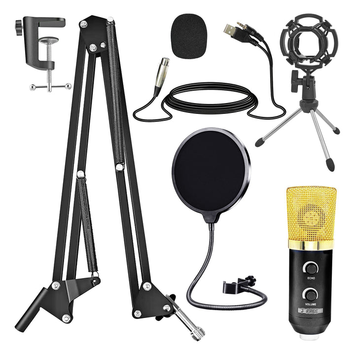 Snagva 5Core Recording Microphone Podcast Bundle – full kit main image