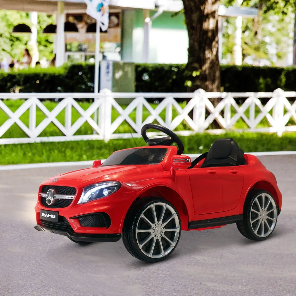 Qaba 6V Mercedes Kids Car Licensed Benz Ride On Car For 3 Years Old - Snagva