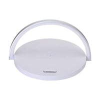 Wireless charger block holder demonstrating automatic power shutoff feature.
