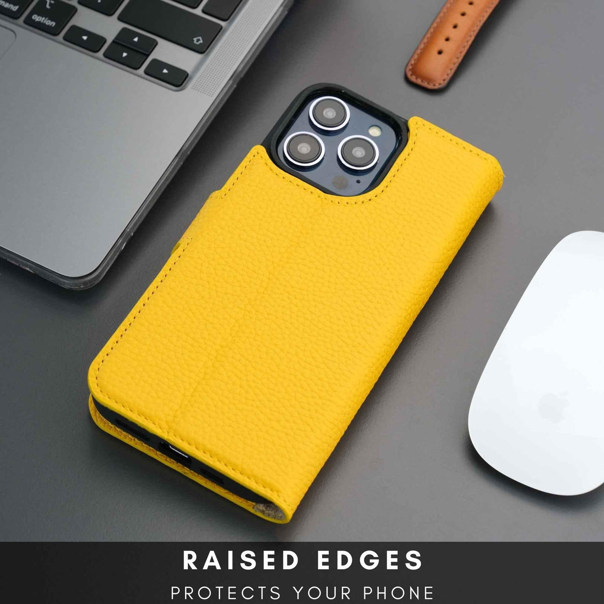 Casper iPhone 16 Pro Wallet Case Leather MagSafe