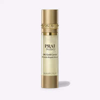 Jeweled packaging of 24K Gold Wrinkle Repair Serum emphasizing luxury look.