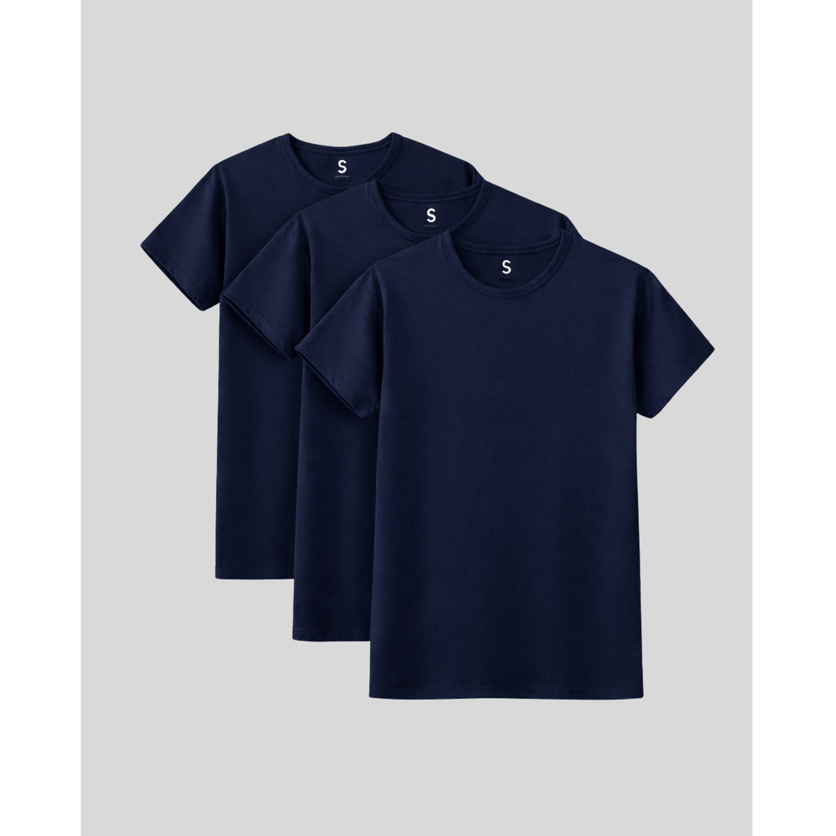 SilkCut Crew Neck T-Shirts - 3 Pack