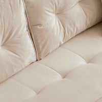 70" Velvet Sofa Couch Luxury Modern Upholstered 3-Seater sofa with 2