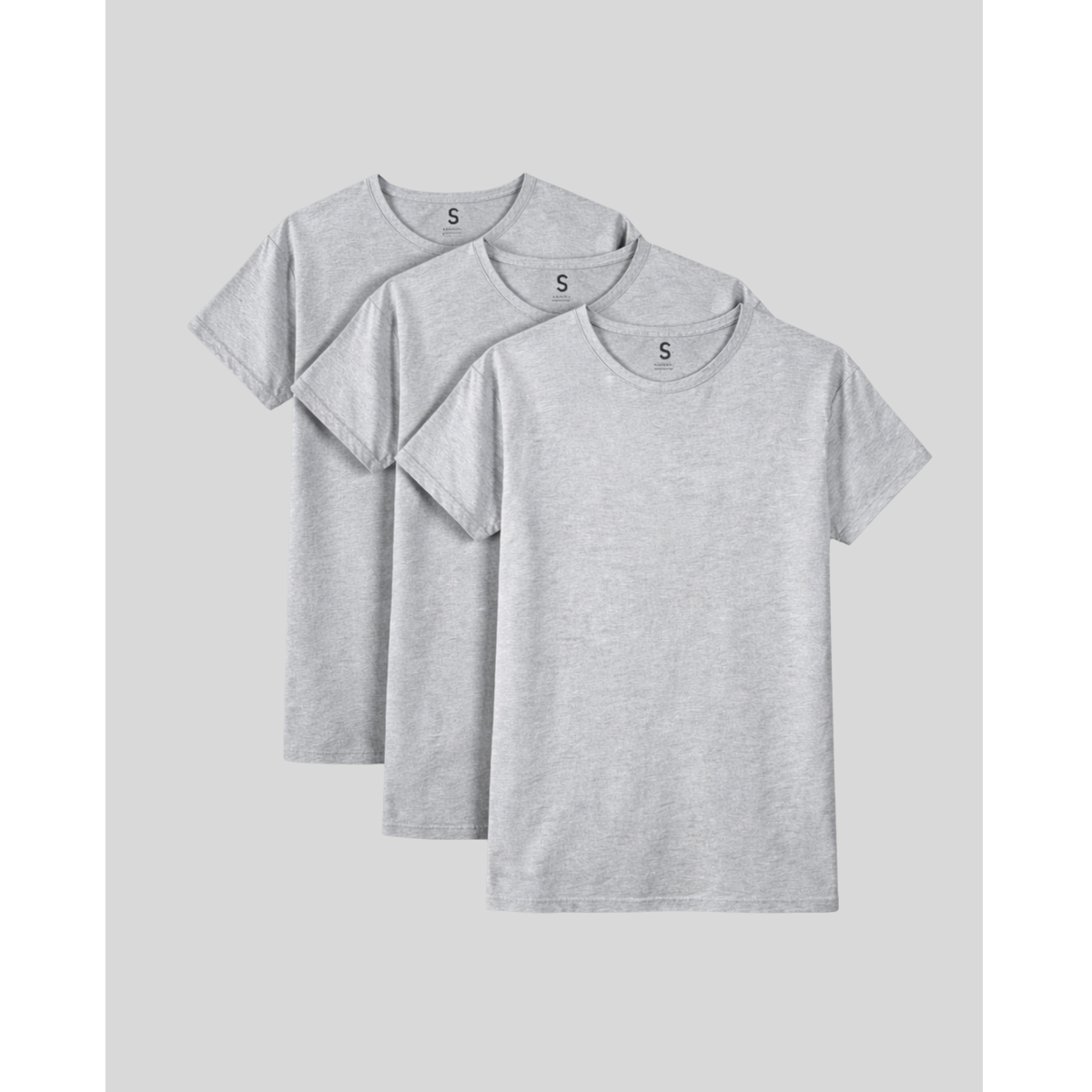 SilkCut Crew Neck T-Shirts - 3 Pack
