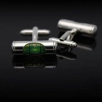 Bubble Level Cufflinks - Snagva