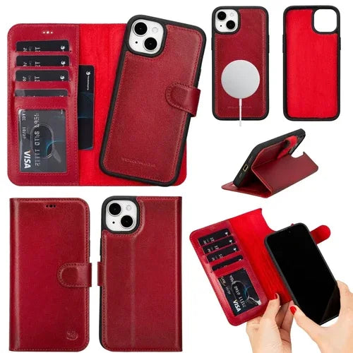Casper Leather iPhone 14 Wallet Case | MagSafe