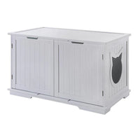 X-Large Cat Washroom Bench Litter Box Enclosure Furniture Box House