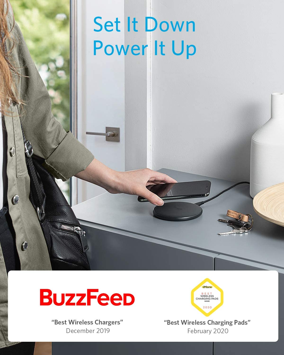 Anker 313 Wireless Charger Pad - product view 2