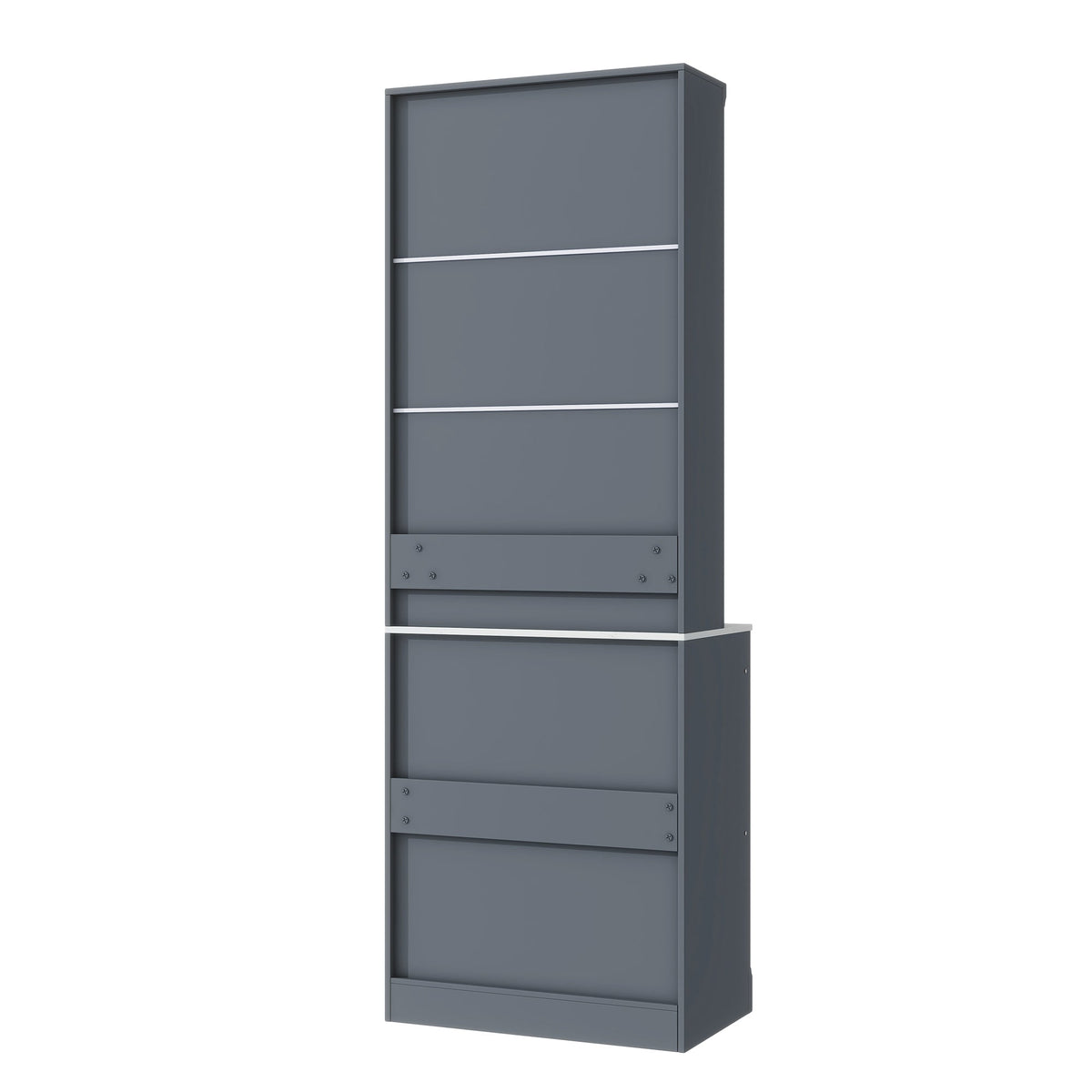 Modern 83.7inch High Kitchen Pantry, Freestanding Tall Kitchen Hutch