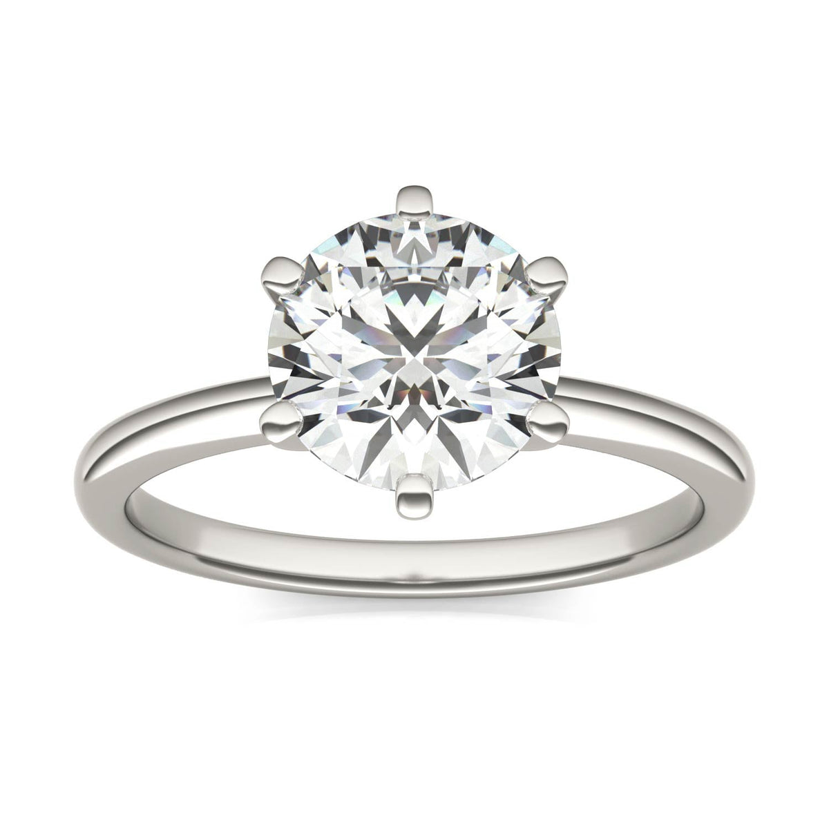 AGI Certified 2 CTW Lab-Grown Emerald Cut Diamond Solitaire Engagement