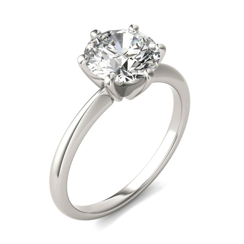AGI Certified 2 CTW Lab-Grown Emerald Cut Diamond Solitaire Engagement