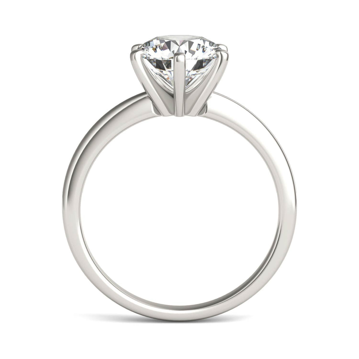 AGI Certified 3 CTW Lab Grown Diamond Solitaire Engagement Ring – G-VS