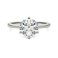 AGI Certified 3 CTW Lab Grown Diamond Solitaire Engagement Ring – G-VS