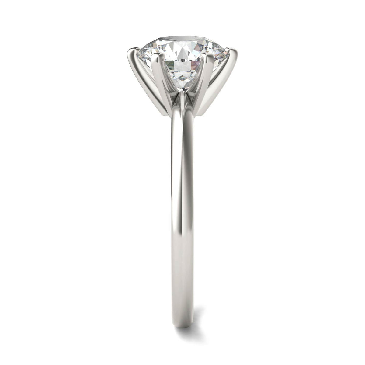 AGI Certified 2 CTW Lab-Grown Emerald Cut Diamond Solitaire Engagement
