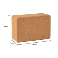 2x ECO-Friendly Cork Yoga Block Organic Yoga Prop Accessory Exercise