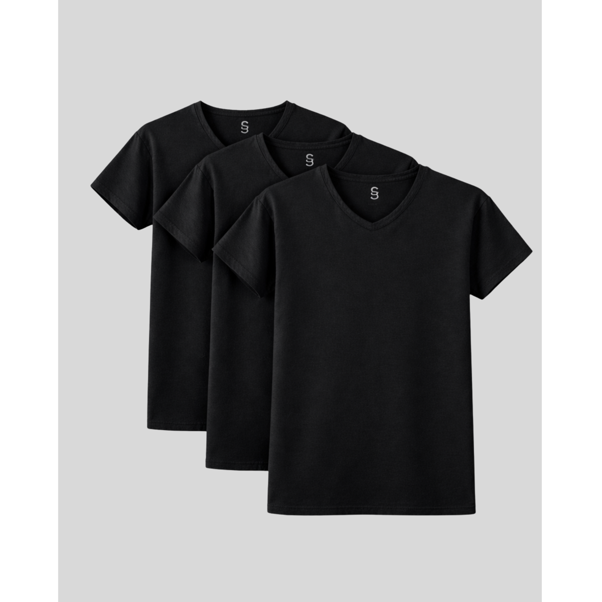 SilkCut Micro Modal V Neck Undershirts - 3 Pack