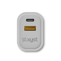 Xyst 3.4-Amp Dual USB Wall Charger with USB Port and USB Type-C Port - Snagva