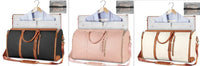 Large Capacity Travel Duffle Bag Women's Handbag Folding Suit Bag Waterproof Clothes Totes - Snagva