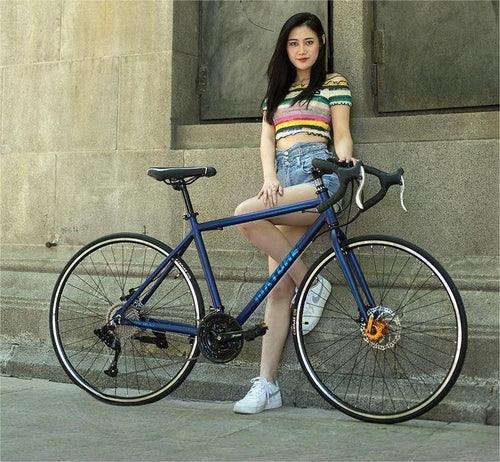 Carpat RoadLine™ 48 – Aluminum Flat Handle Road Bike (Matte Finish, - Snagva