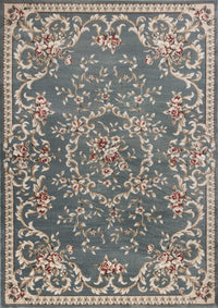 9inches x 12inches  Polypropylene Slate Blue Area Rug