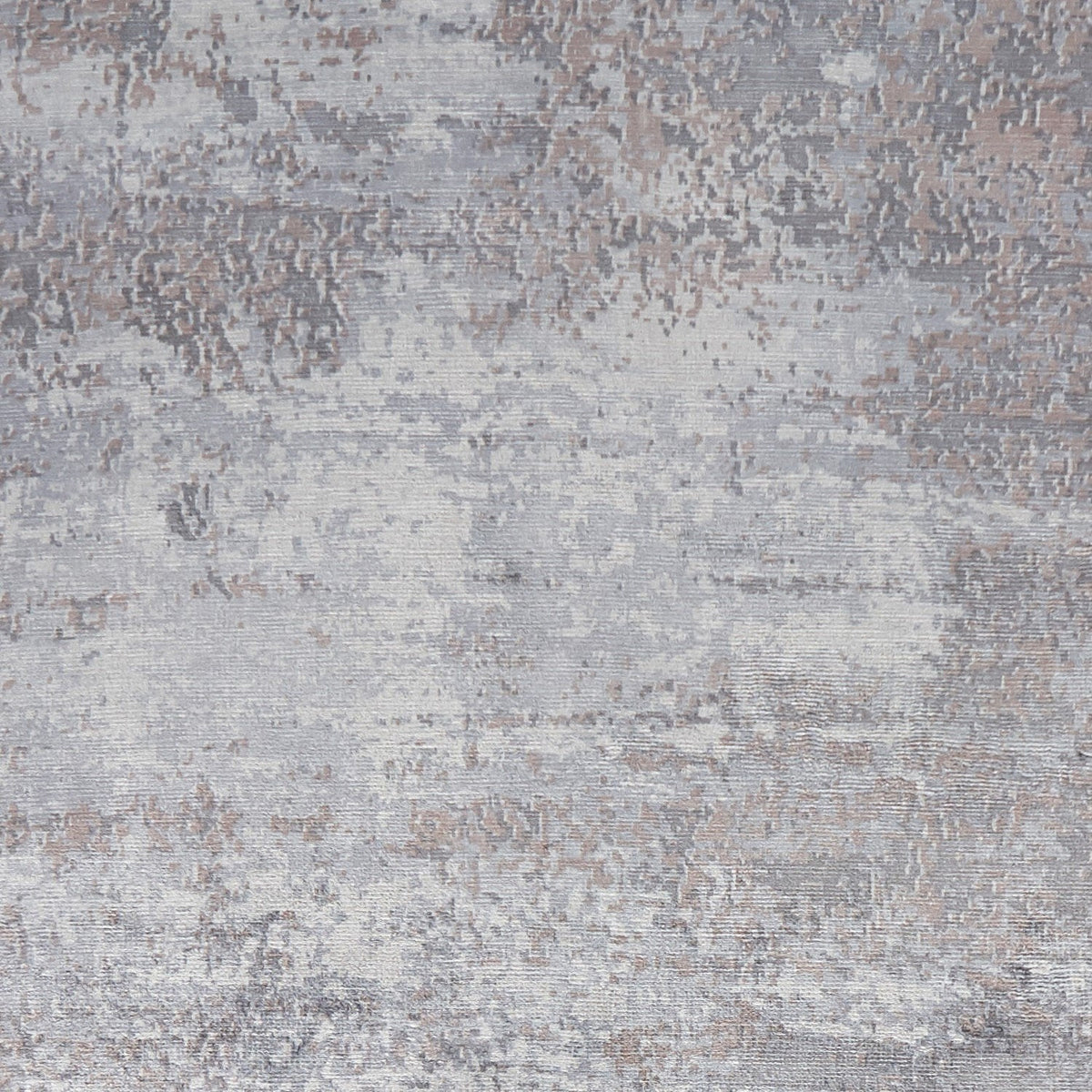 8inchesx10inches Slate Grey Hand Loomed Abstract Brushstroke Indoor