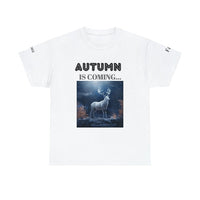 Autumn is coming: Fall Vibes T-shirts | Deer Drinking Brook Leaves Cha