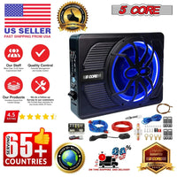 5Core 10 Inch Slim under Seat Car Audio Subwoofer 800W Built in - Snagva