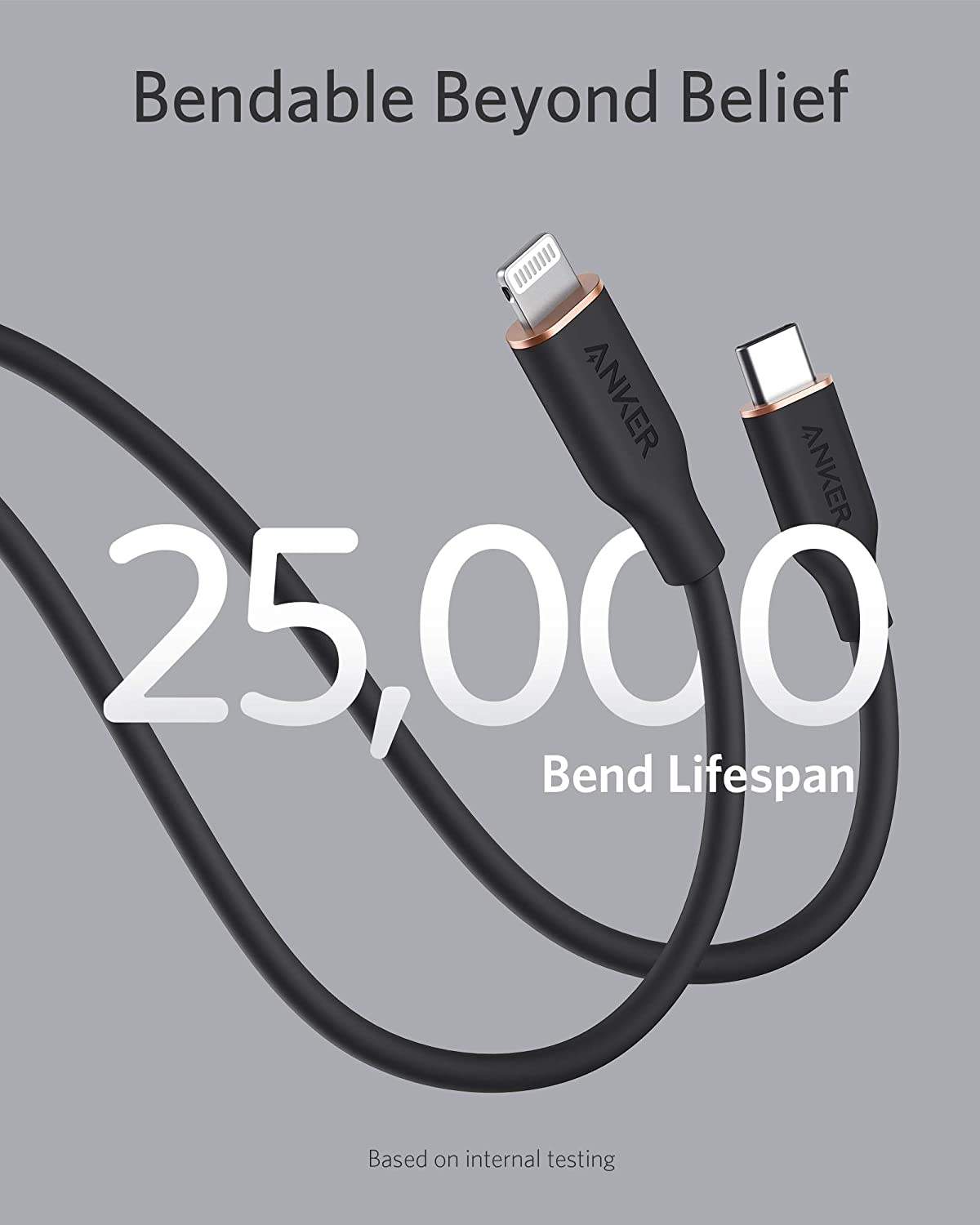 Anker 641 Lightning Cable Flow 3 ft - product view 4