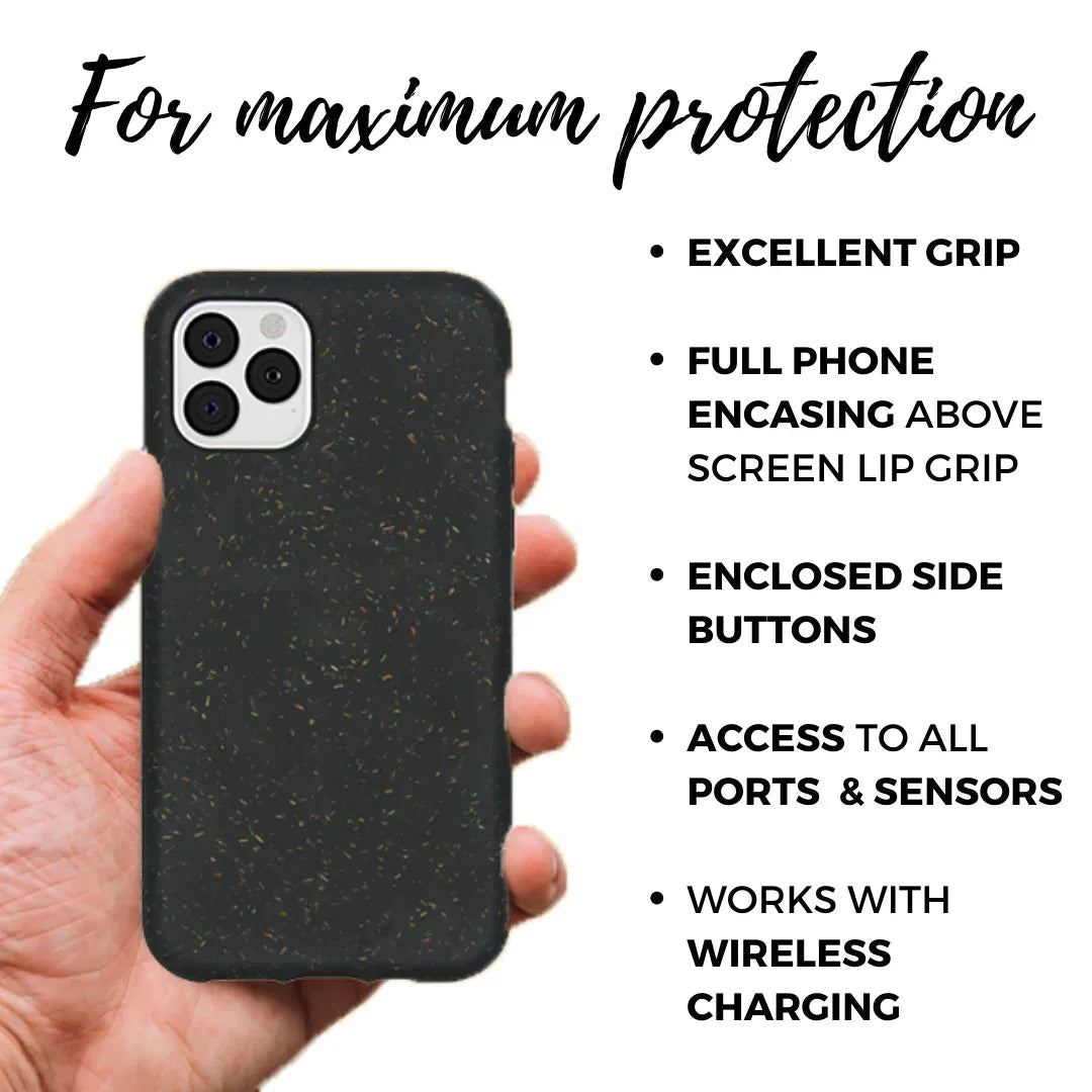 Biodegradable phone case - Olive green - Snagva