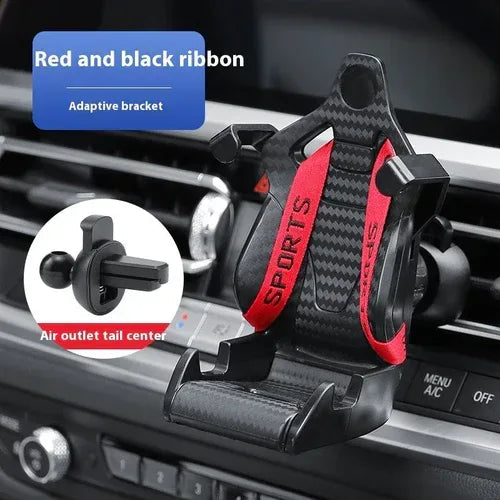 Racing Seat Shape Car Phone Holder Auto Air Vent Mobile Phone Clip 360 - Snagva
