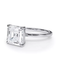 AGI Certified 3 CTW Lab Grown Diamond Solitaire Engagement Ring – G-VS