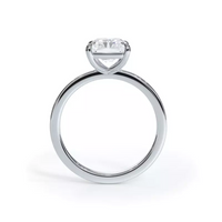 AGI Certified 2 CTW Lab-Grown Emerald Cut Diamond Solitaire Engagement