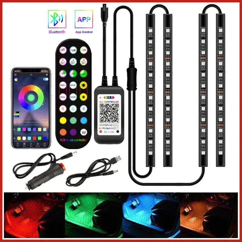 Styling Decorative LED Car Interior Light Waterproof Lamp - Snagva