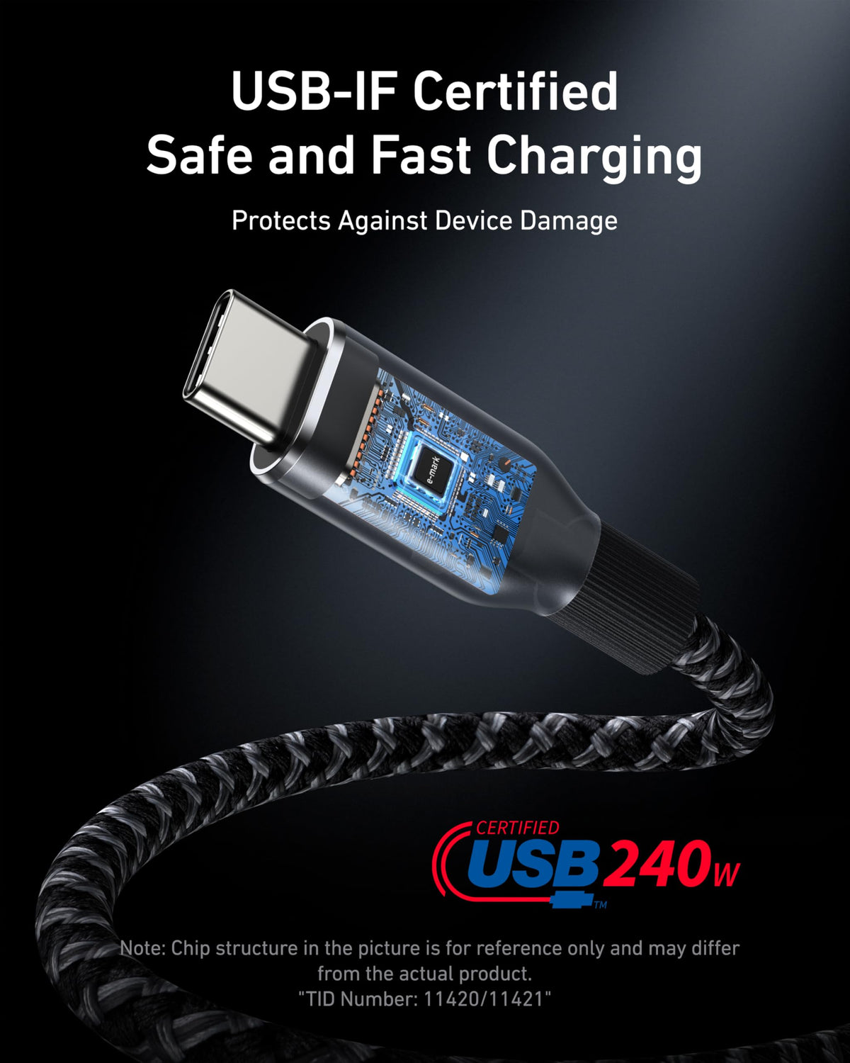 Anker Prime USB-C Cable 240W - product view 6
