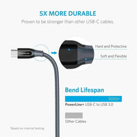 Anker <b>Powerline+</b> USB C to USB 3.0 Cable (3 ft, 6 ft) - Snagva