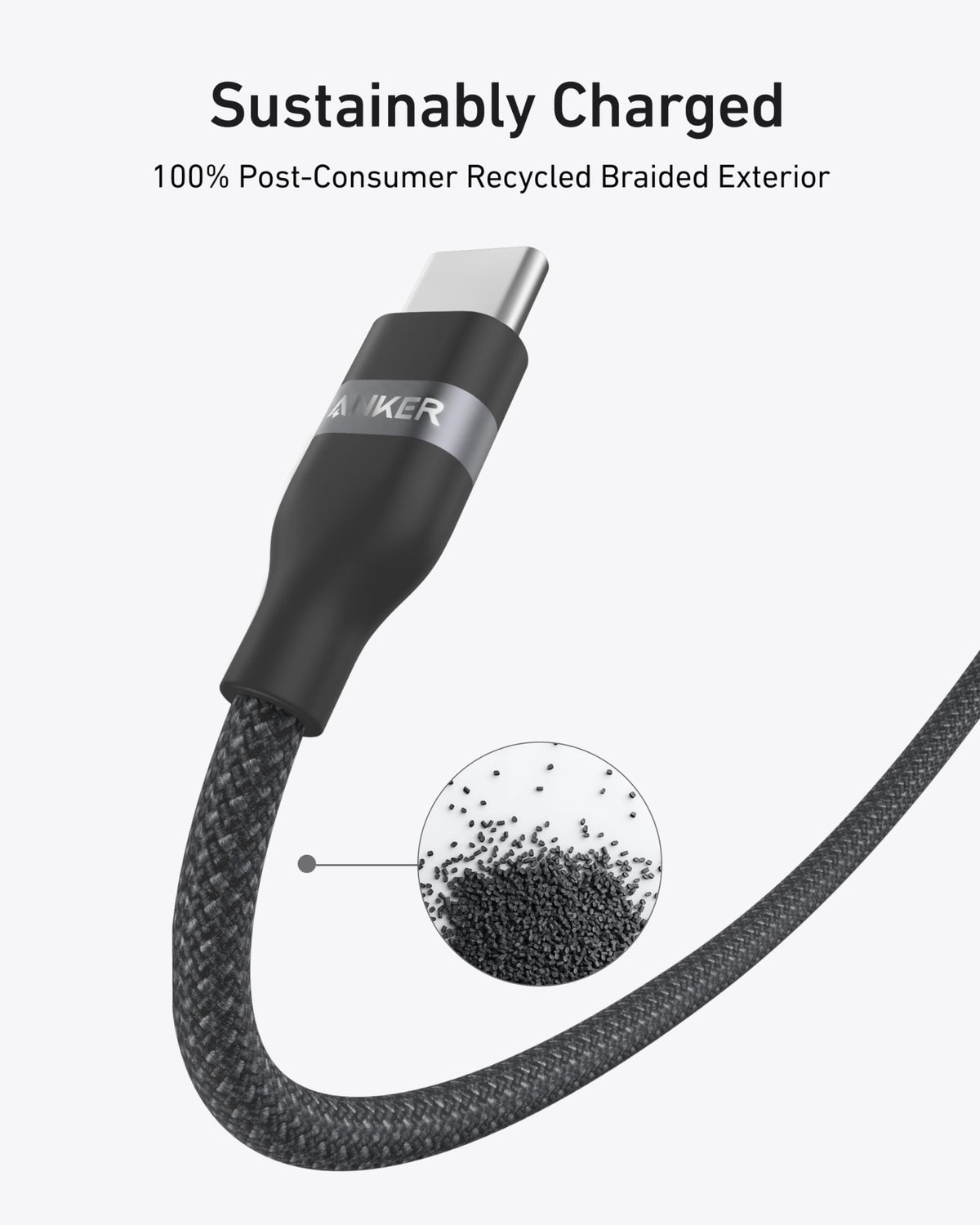 Anker USB-C to USB-C Cable 240W braided - product view 5