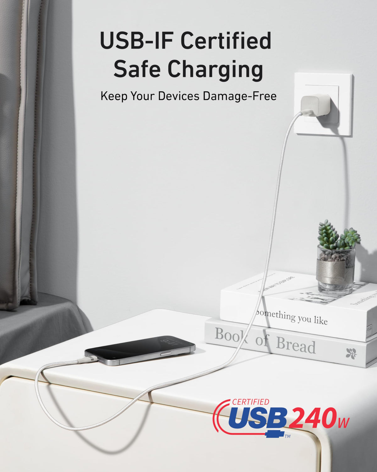 Anker USB-C to USB-C Cable 240W - product view 6