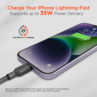 HyperGear Flexi PRO USB-C to Lightning Cable 6ft - Snagva