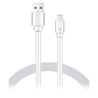 Xyst Charge and Sync USB to Lightning Flat Cable 4Ft - Snagva
